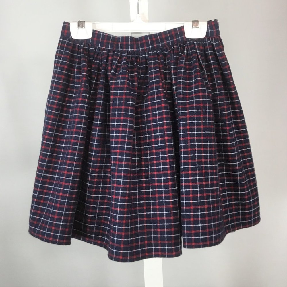 American Apparel Plaid Flannel Skirt